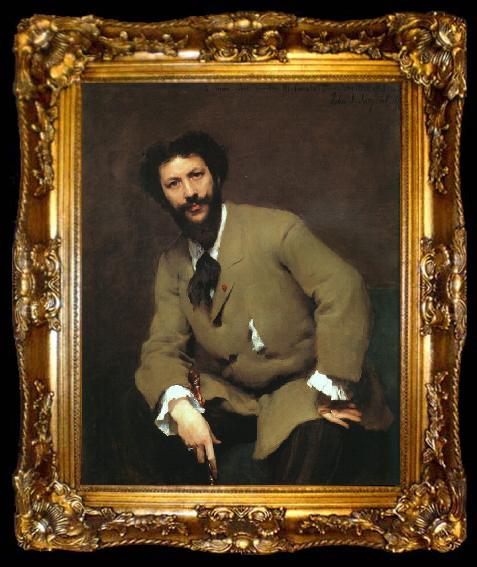 framed  John Singer Sargent Portrait of Carolus-Duran, ta009-2